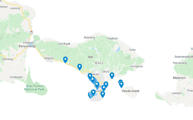 Bali Surf Locations